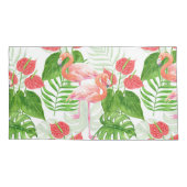 Housse D'oreillers Flamant rose (Dos-gauche)