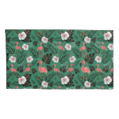 Housse D'oreillers Flamant rose rose motif transparent sur arrière -  (Dos-Droit)