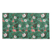 Housse D'oreillers Flamant rose rose motif transparent sur arrière -  (Dos-gauche)