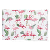 Housse D'oreillers Flamants roses Love Motif (Dos)
