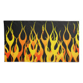 Housse D'oreillers Flames de course classique en feu (Dos-Droit)