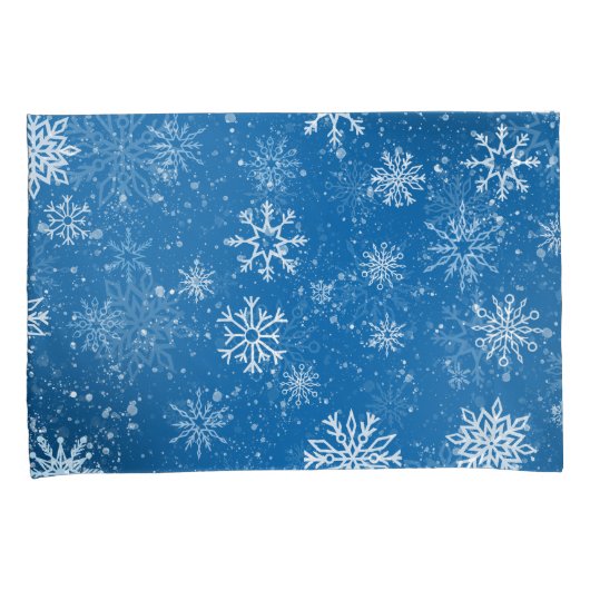 Housse D'oreillers Flèches blanches Sapphire Blue (devant-Droit)