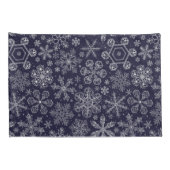 Housse D'oreillers Flèches blanches sur bleu (Dos-Droit)