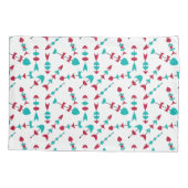 Housse D'oreillers Flèches modernes du milieu du siècle (Dos)