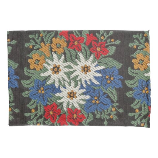 Housse D'oreillers Fleur alpine suisse Edelweiss (devant)
