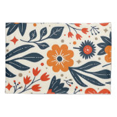 Housse D'oreillers Fleur avec feuille (Dos)