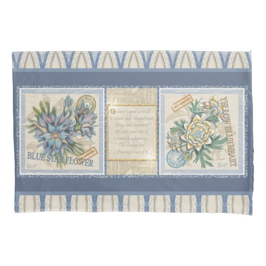 Housse D'oreillers Fleur bureau de création G (devant)