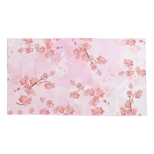 Housse D'oreillers Fleur cerise (Dos)