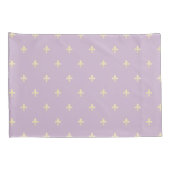 Housse D'oreillers Fleur de Lis Lilac (Dos-Droit)