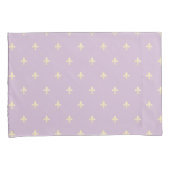 Housse D'oreillers Fleur de Lis Lilac (devant-Droit)