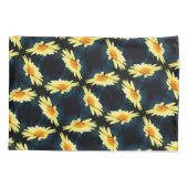 Housse D'oreillers Fleur de marguerite jaune gros Motif (Dos)