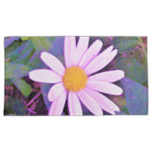 Housse D'oreillers Fleur de marguerite rose (devant-Droit)