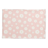 Housse D'oreillers Fleur de marguerite rose (Dos)