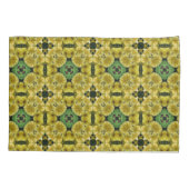Housse D'oreillers Fleur de Primrose jaune Art Abstrait (Dos)