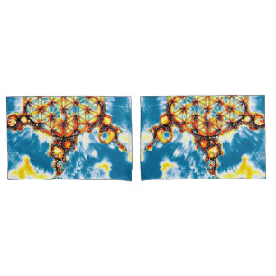 Housse D'oreillers Fleur De Vie - Façons Colorées 5