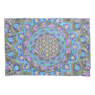 Housse D'oreillers Fleur De Vie - Mandala India Style 2