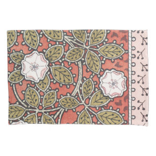Housse D'oreillers Fleur d'illustration Rose sauvage Vintage