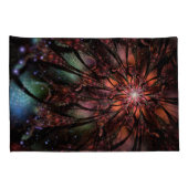 Housse D'oreillers Fleur imaginaire fractale douce et tendresse (Dos-Droit)