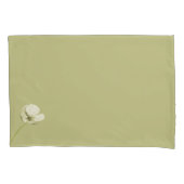 Housse D'oreillers Fleur paradis vert fleur B paire coque (devant-gauche)