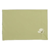 Housse D'oreillers Fleur paradis vert fleur B paire coque (devant-Droit)