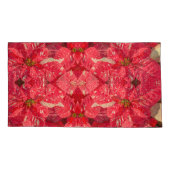 Housse D'oreillers Fleur plante rouge Poinsettia (Dos-gauche)