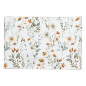 Housse D'oreillers Fleur sauvage aquarelle (Dos)