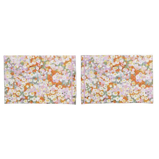 Housse D'oreillers Fleur sauvage de la marguerite australienne (devant-Set)