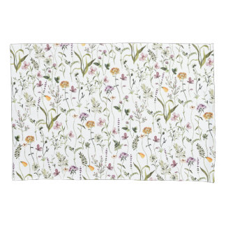 Housse D'oreillers Fleur sauvage Jardin motifs floraux