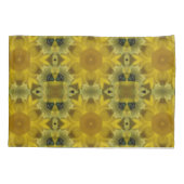 Housse D'oreillers Fleur soleil éclate dorée (Dos)