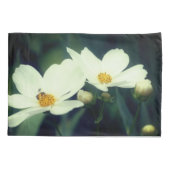 Housse D'oreillers Fleurs Cosmos Et Abeilles (Dos)