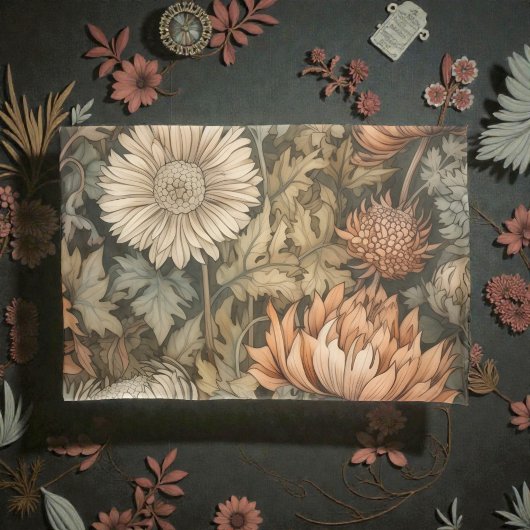 Housse D'oreillers Fleurs d'automne de William Morris