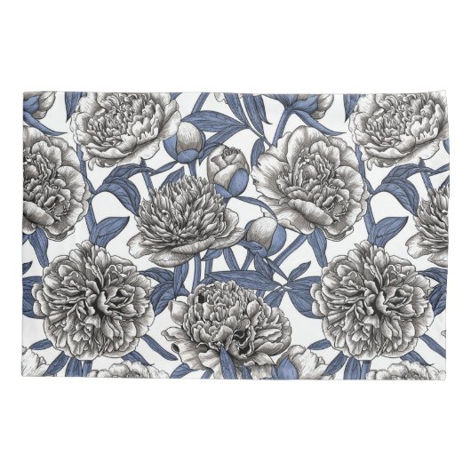 Housse D'oreillers Fleurs de cendres blanches (Dos-gauche)