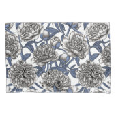 Housse D'oreillers Fleurs de cendres blanches (devant-gauche)