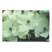 Housse D'oreillers Fleurs de Dogwood Blanc (Dos)