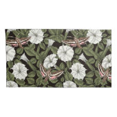 Housse D'oreillers Fleurs de lune et sphinx Mois (Dos-Droit)