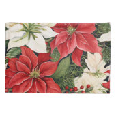 Housse D'oreillers Fleurs de Noël (Dos)