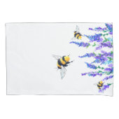 Housse D'oreillers Fleurs de printemps et Coussin d'abeilles Coque (devant)