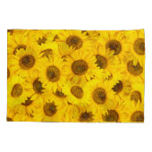 Housse D'oreillers Fleurs de soleil (Dos-gauche)