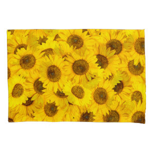 Housse D'oreillers Fleurs de soleil