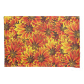 Housse D'oreillers Fleurs de soleil orange (devant)