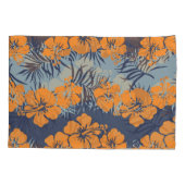 Housse D'oreillers Fleurs d'Hibiscus : Papier peint Vintage (Dos)
