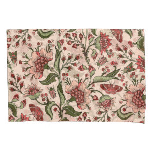 Housse D'oreillers Fleurs d'Imaginaire Paisley main tiré