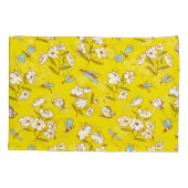 Housse D'oreillers Fleurs d'insectes Papillons : Patte d'été sans joi (Dos)