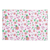 Housse D'oreillers Fleurs et baies (Dos)