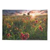 Housse D'oreillers Fleurs | Fleur sauvage indien Texas (Dos)