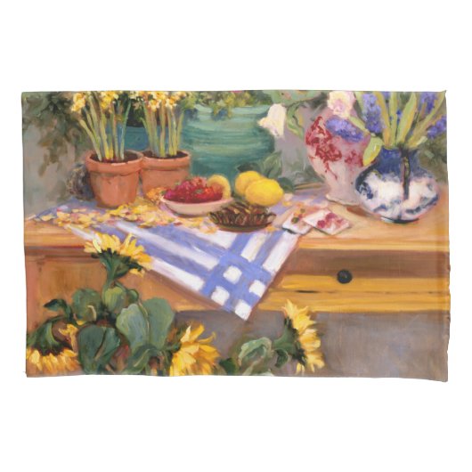 Housse D'oreillers Fleurs fraîches I (devant-gauche)