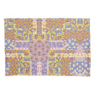 Housse D'oreillers Fleurs marguerites modernes en Patchwork sur Périw
