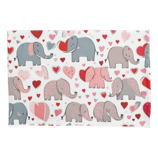 Housse D'oreillers Fleurs mignonnes (devant)