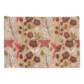 Housse D'oreillers Fleurs motifs florales sans soudure, oiseaux, papi (Dos-Droit)