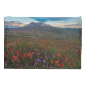 Housse D'oreillers Fleurs | Pinceau indien & Penstemon (Dos)